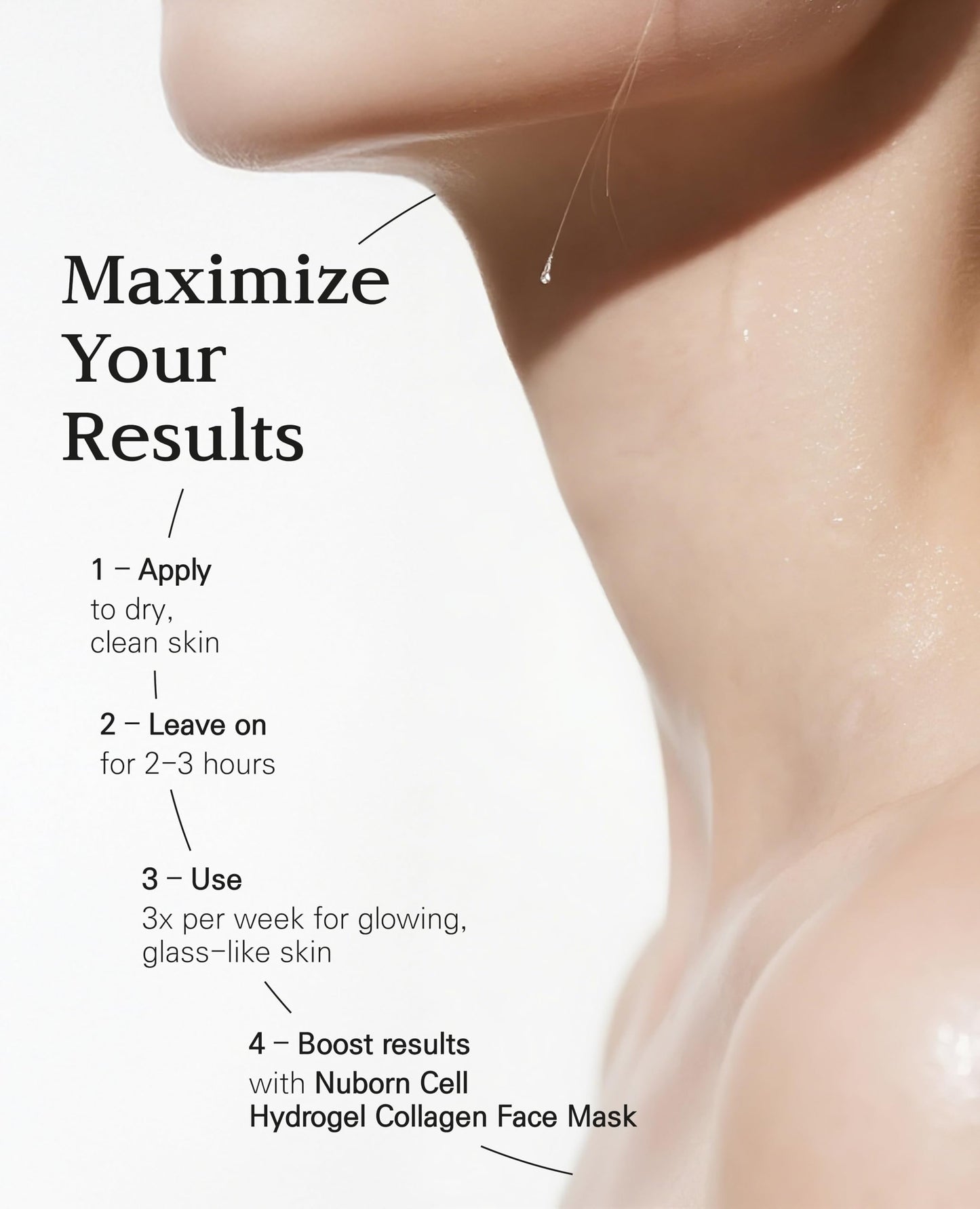 Nuborn Cell Hydrogel Collagen Neck Mask