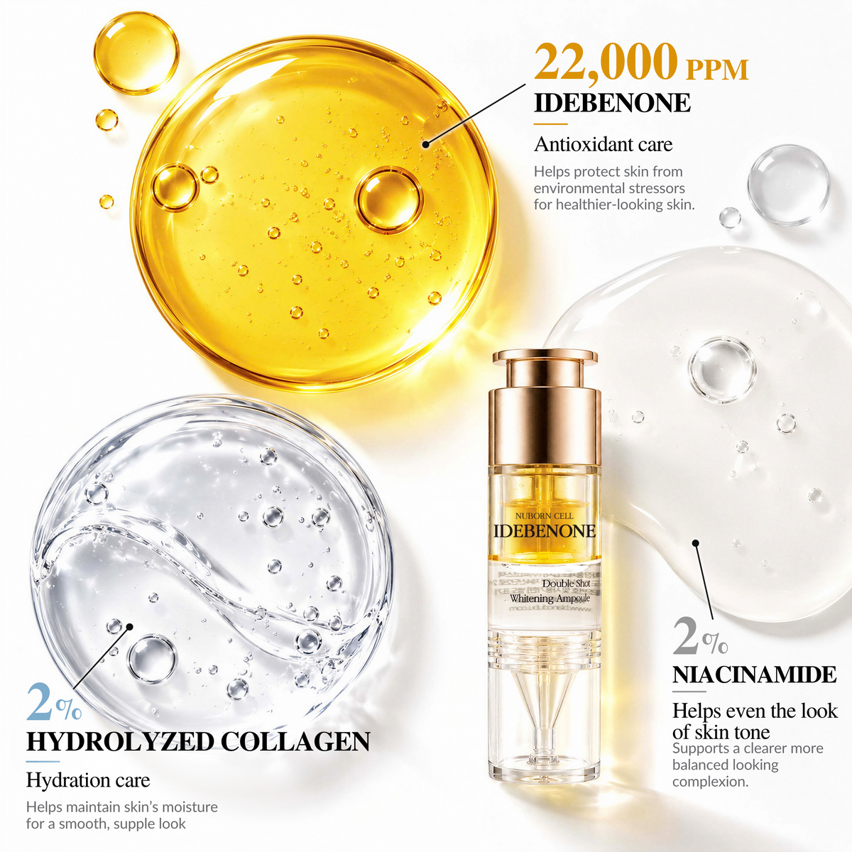 Nuborn Cell Idebenone Double Shot Ampoule 3-pc Set