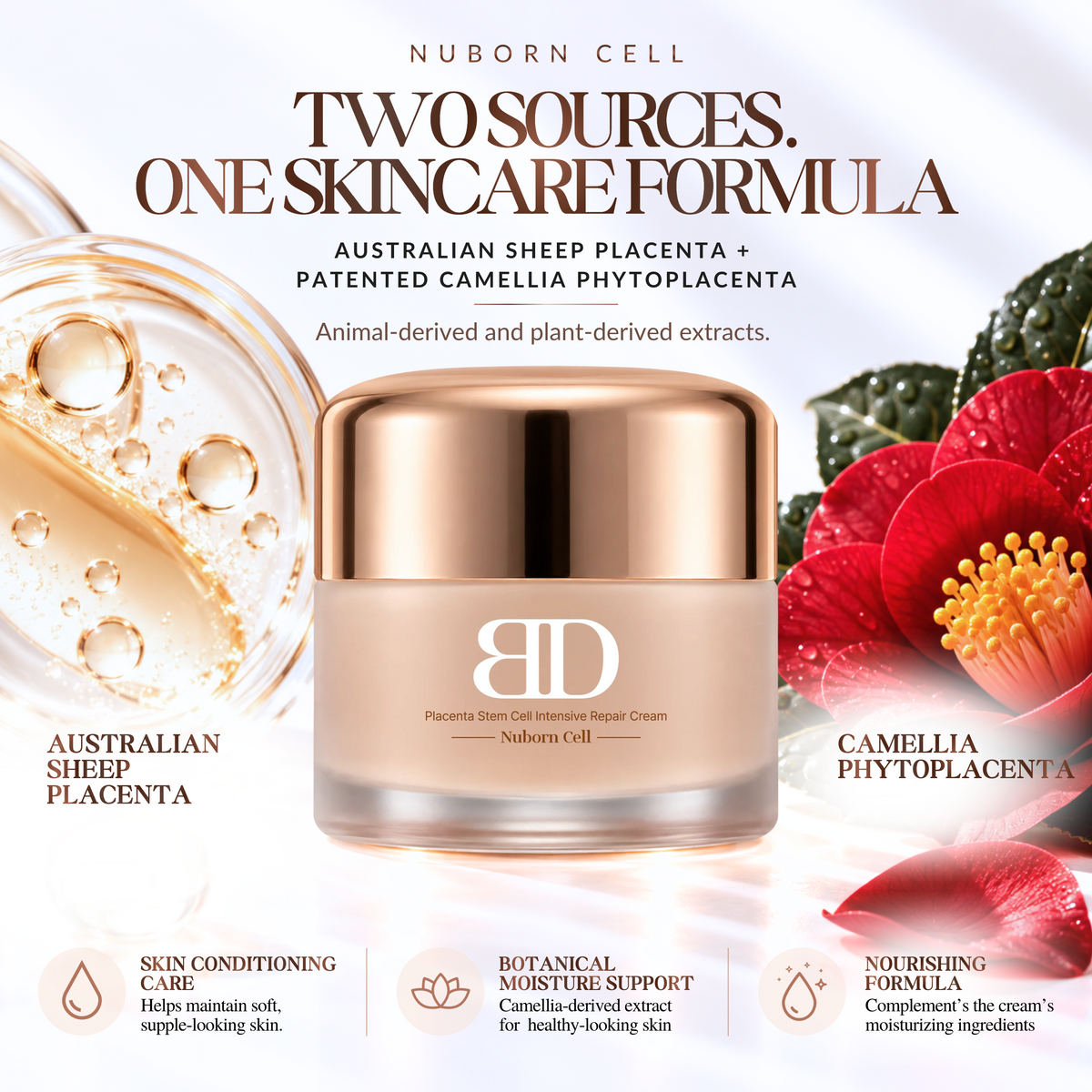Nuborn Cell Placenta Stem Cell Intensive Repair Cream